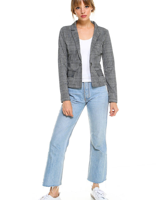 Load image into Gallery viewer, Point Plaid Blazer - buyzen
