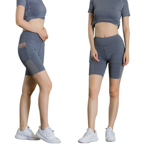 Load image into Gallery viewer, All Seasons Yoga Shorts Stretchable With Phone Pocket - buyzen
