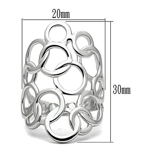 Load image into Gallery viewer, 3W170 - Rhodium Brass Ring with No Stone - buyzen
