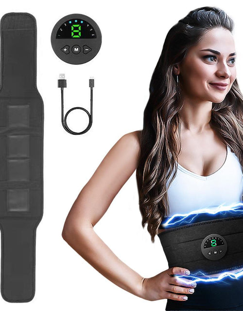 Load image into Gallery viewer, Smart EMS Fitness Vibration Belt Abdominal Trainer Muscle Slimming - buyzen
