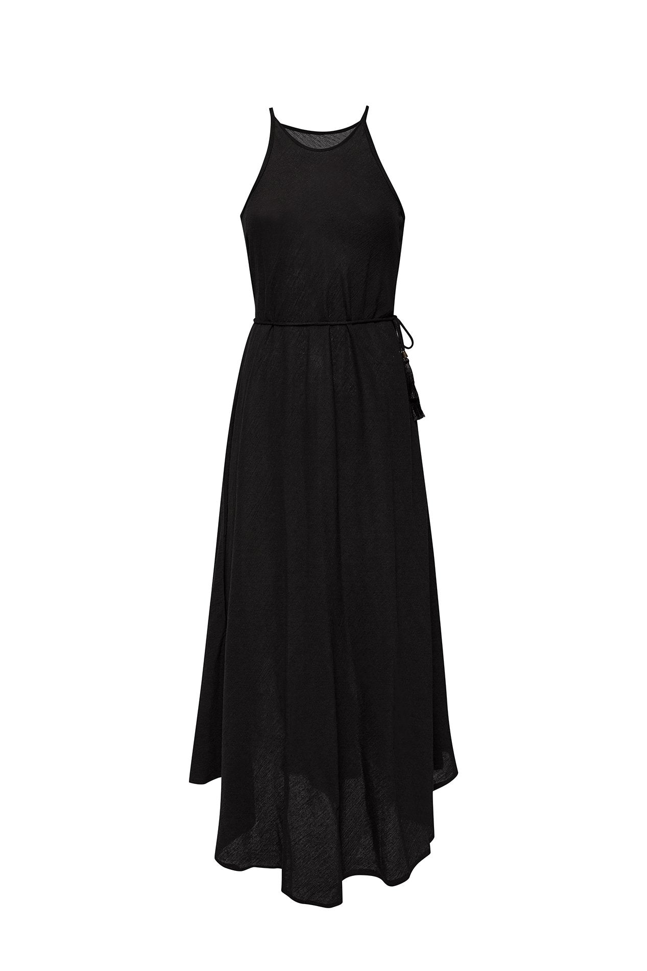 CALLIE MAXI DRESS - BLACK - buyzen