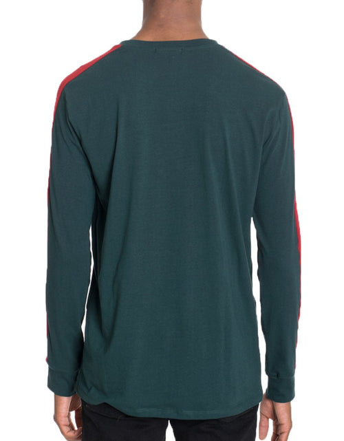 Load image into Gallery viewer, SIDE STRIPE LONG SLEEVE- GREEN - buyzen
