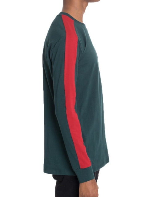 Load image into Gallery viewer, SIDE STRIPE LONG SLEEVE- GREEN - buyzen
