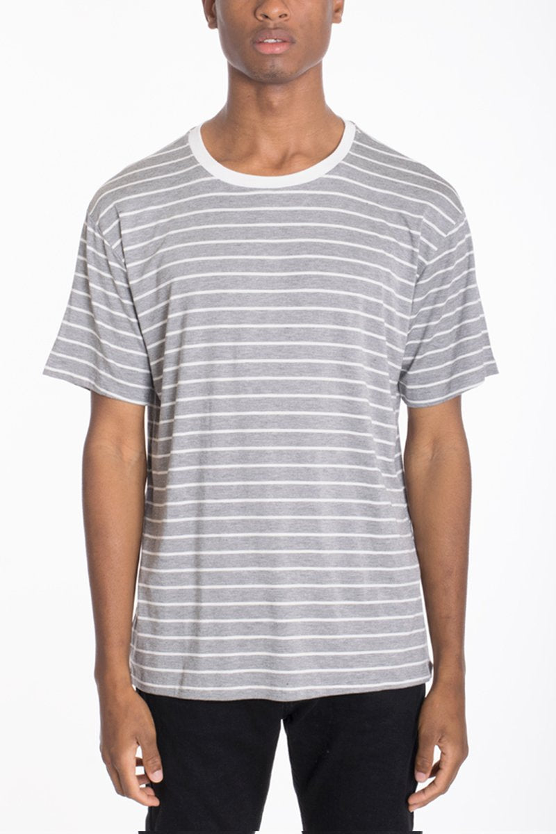 COTTON STRIPED TEE - buyzen