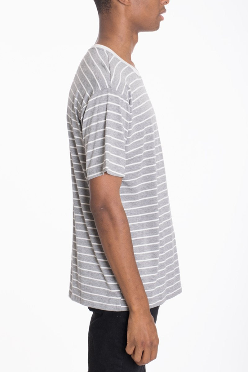 COTTON STRIPED TEE - buyzen