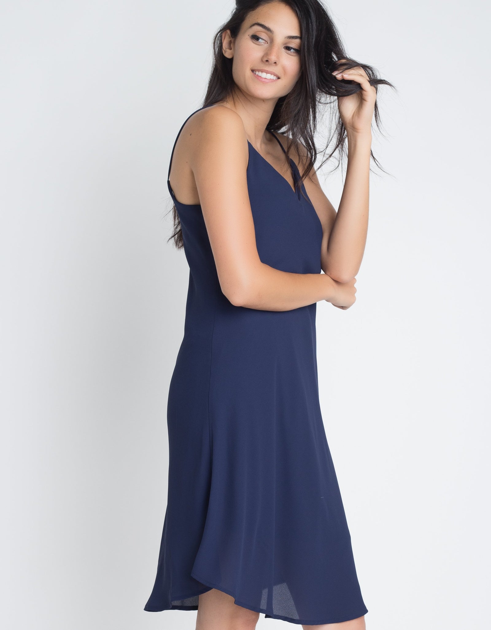 Women's Casual Sleeveless Flowy Dress - buyzen