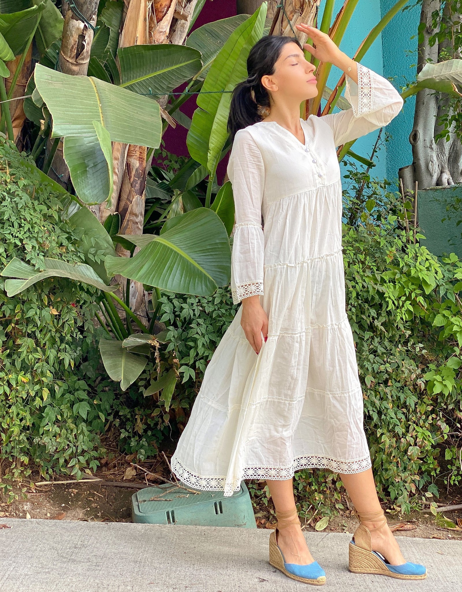 MIKA MAXI DRESS - NATURAL - buyzen