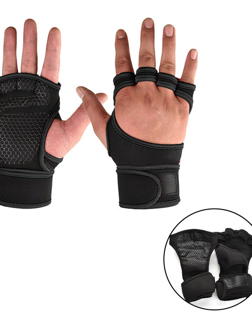 Load image into Gallery viewer, New 1 Pair Weight Lifting Training Gloves Women Men Fitness Sports - buyzen
