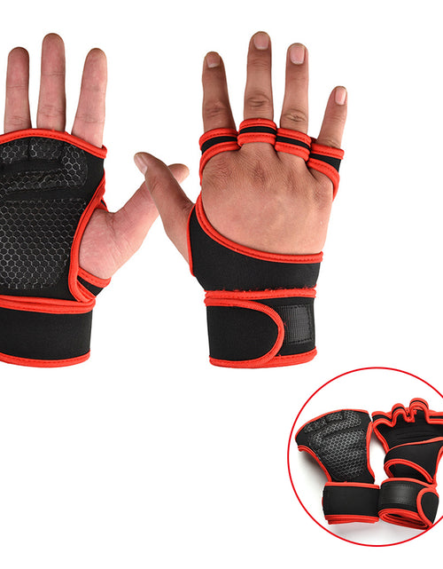 Load image into Gallery viewer, New 1 Pair Weight Lifting Training Gloves Women Men Fitness Sports - buyzen
