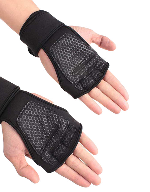 Load image into Gallery viewer, New 1 Pair Weight Lifting Training Gloves Women Men Fitness Sports - buyzen
