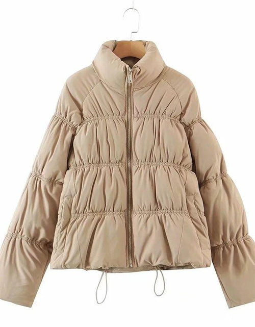 Load image into Gallery viewer, Women Parkas Solid Standard Collar Zipper Jacket Winter - buyzen
