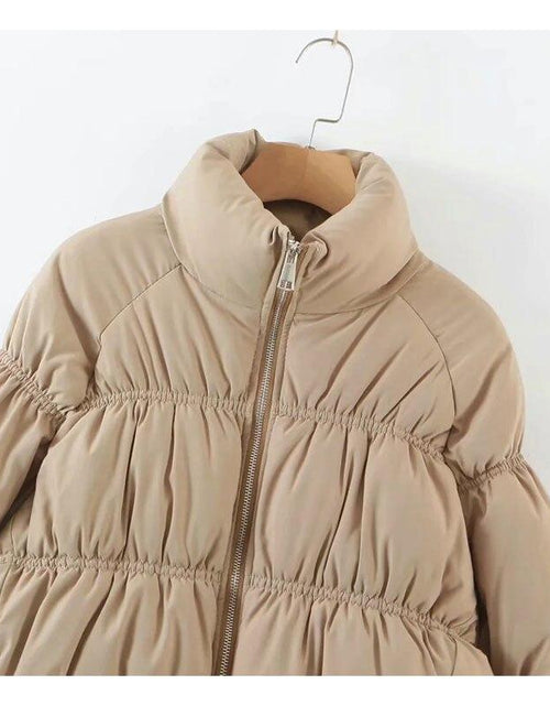 Load image into Gallery viewer, Women Parkas Solid Standard Collar Zipper Jacket Winter - buyzen
