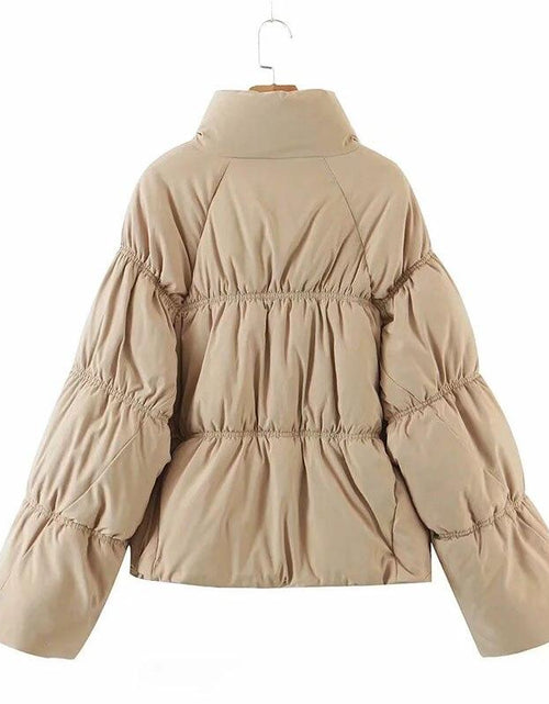 Load image into Gallery viewer, Women Parkas Solid Standard Collar Zipper Jacket Winter - buyzen
