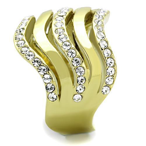 Load image into Gallery viewer, Women Stainless Steel Synthetic Crystal Rings - buyzen
