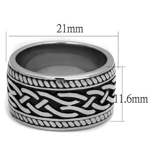 Load image into Gallery viewer, Men Stainless Steel Epoxy Rings TK2239 - buyzen
