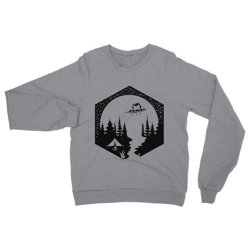 Cats Camping Womens Sweatshirt - buyzen