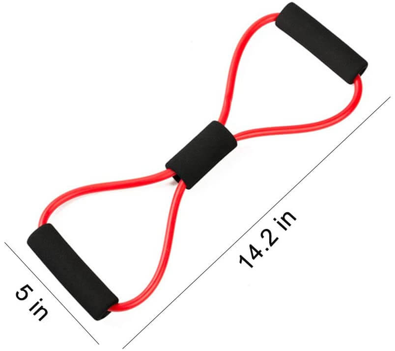 Figure-8 Resistance Band for Strength and Stability Exercises - buyzen