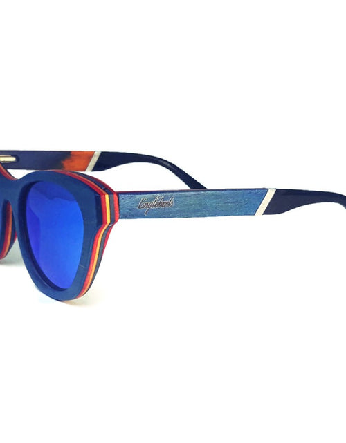 Load image into Gallery viewer, Beach Bound Skateboard Wood and Acetate Sunglasses, Polarized - buyzen
