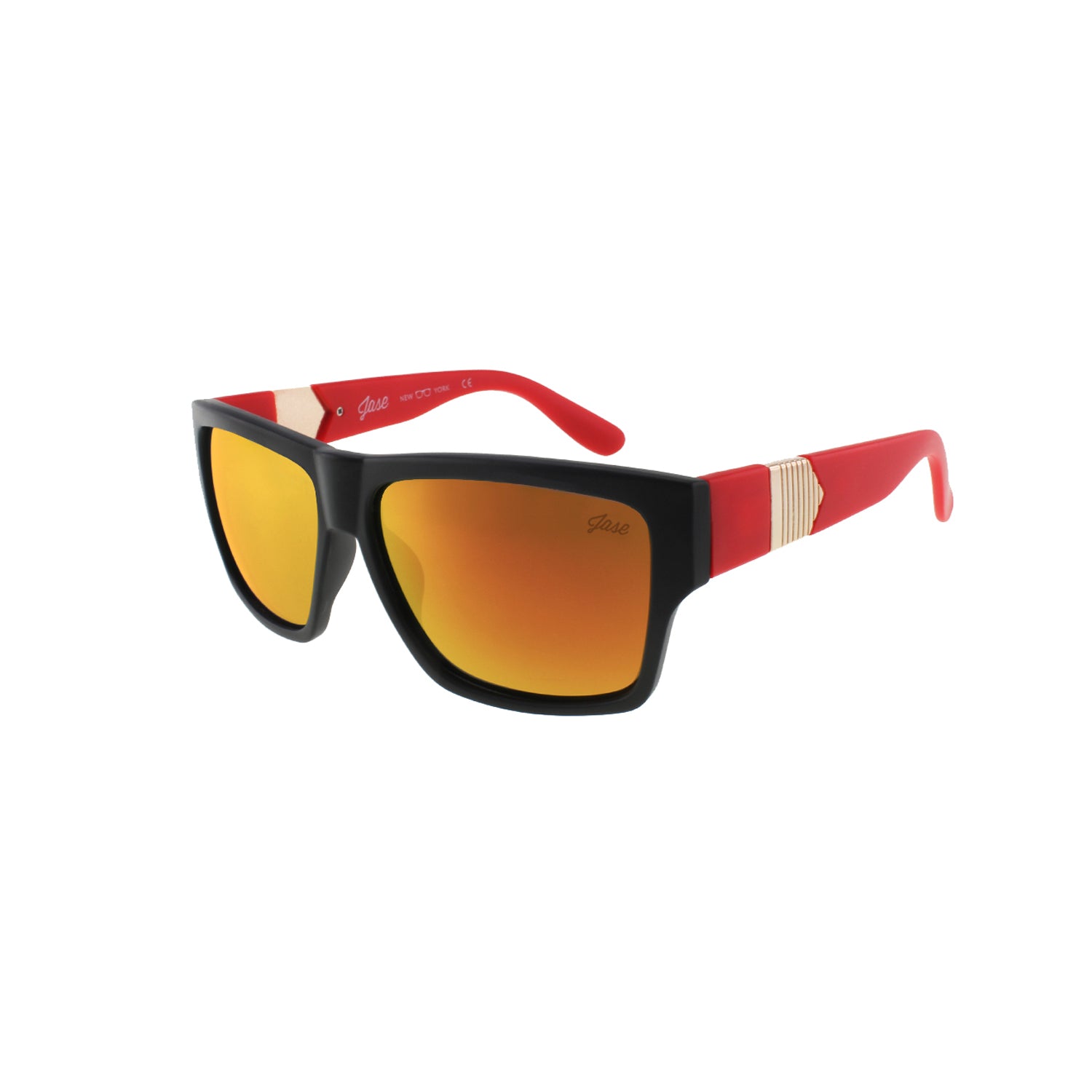 Jase New York Carter Sunglasses in Varsity Red - buyzen