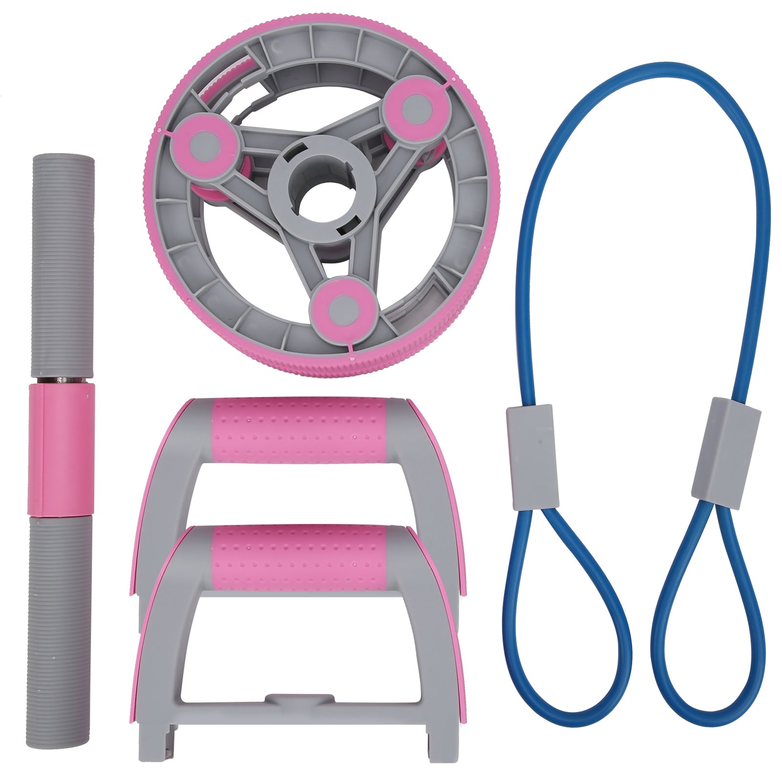 Multifunctional Abdominal Wheel Pull Strap Gym Fitness Training Set - buyzen