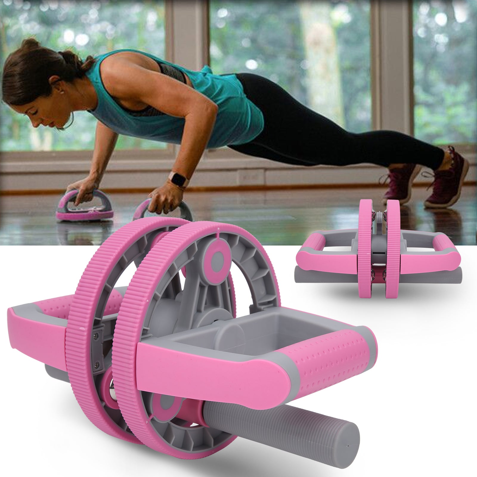 Multifunctional Abdominal Wheel Pull Strap Gym Fitness Training Set - buyzen