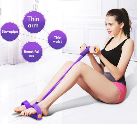 Load image into Gallery viewer, Portable Fitness Resistance Band with Pedal - buyzen
