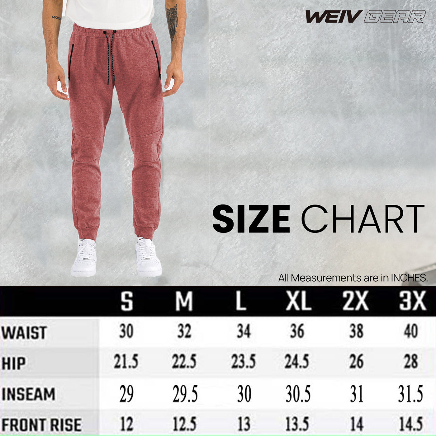 HEATHERED COTTON SWEATS - buyzen