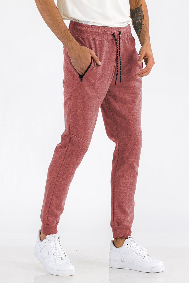 HEATHERED COTTON SWEATS - buyzen