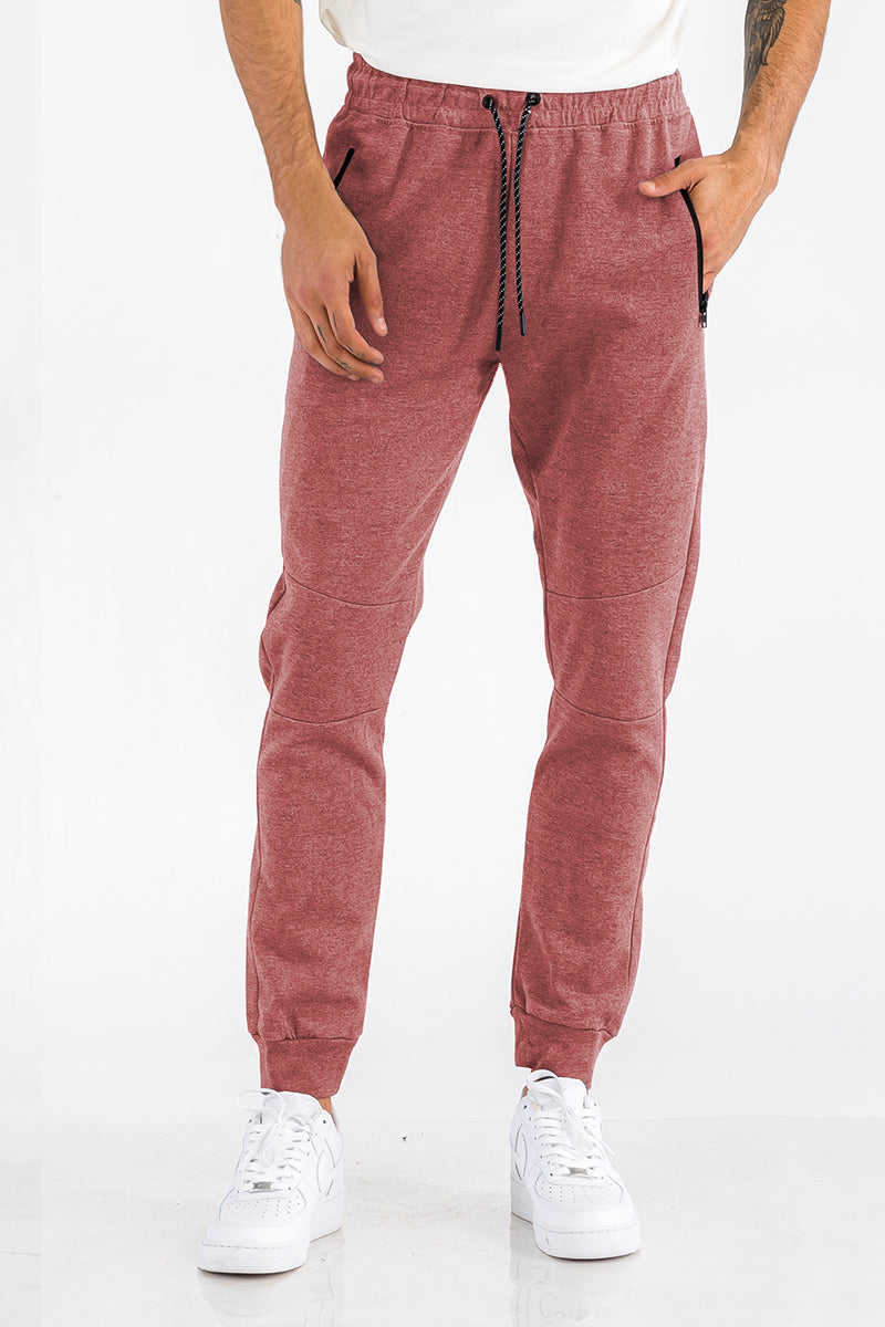 HEATHERED COTTON SWEATS - buyzen