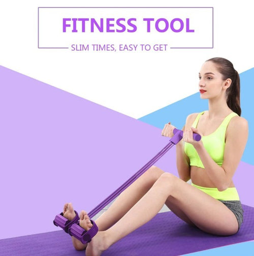 Load image into Gallery viewer, Portable Fitness Resistance Band with Pedal - buyzen
