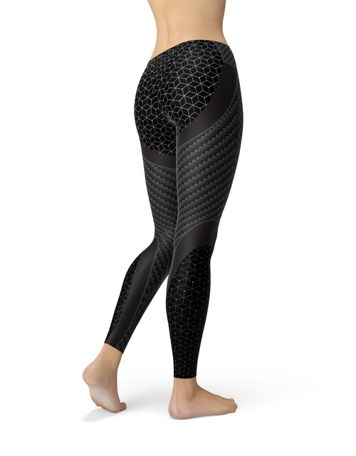 Load image into Gallery viewer, Womens Carbon Fiber Sports Leggings - buyzen
