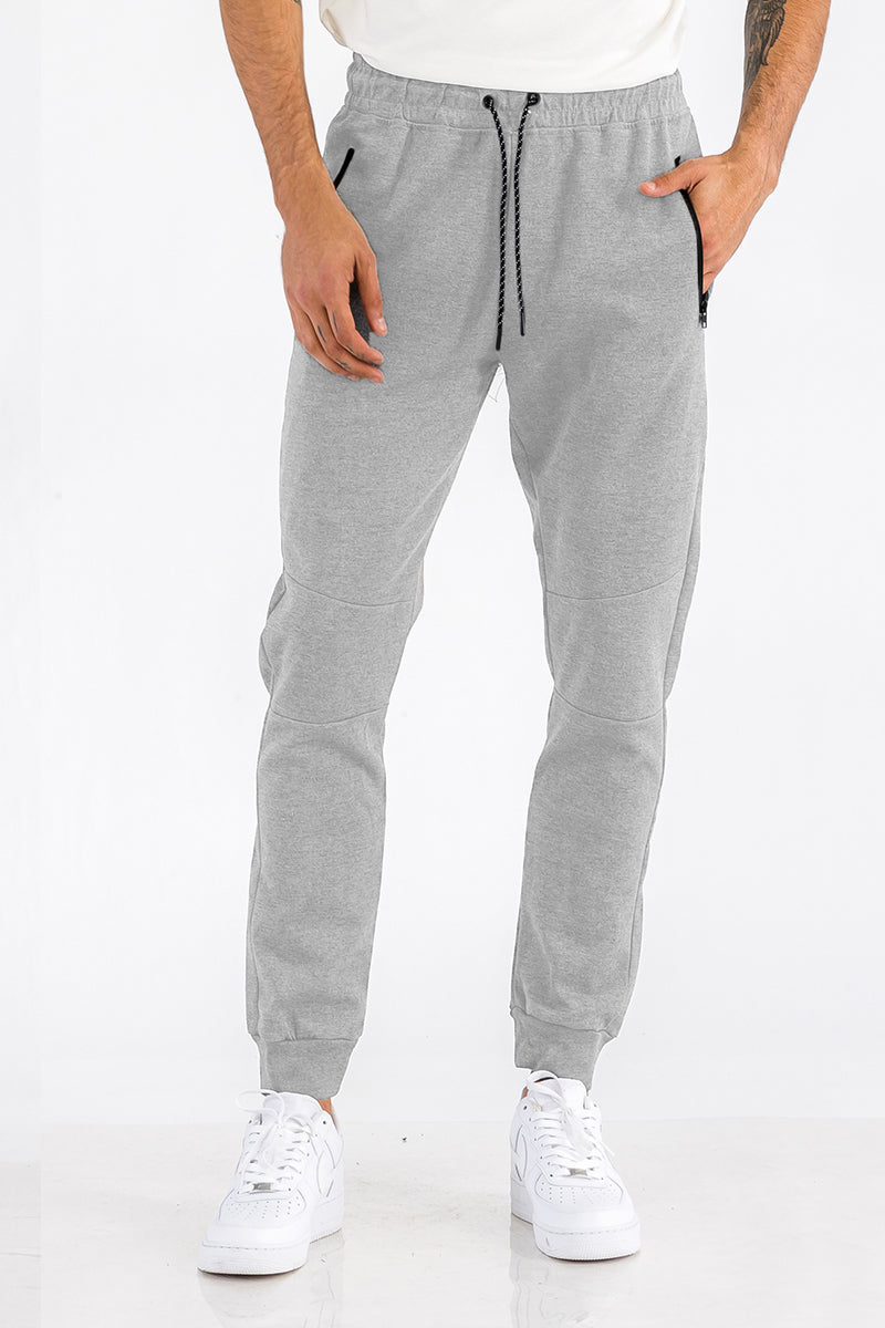 HEATHERED COTTON SWEATS - buyzen