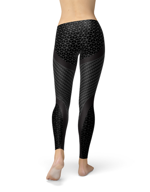 Load image into Gallery viewer, Womens Carbon Fiber Sports Leggings - buyzen
