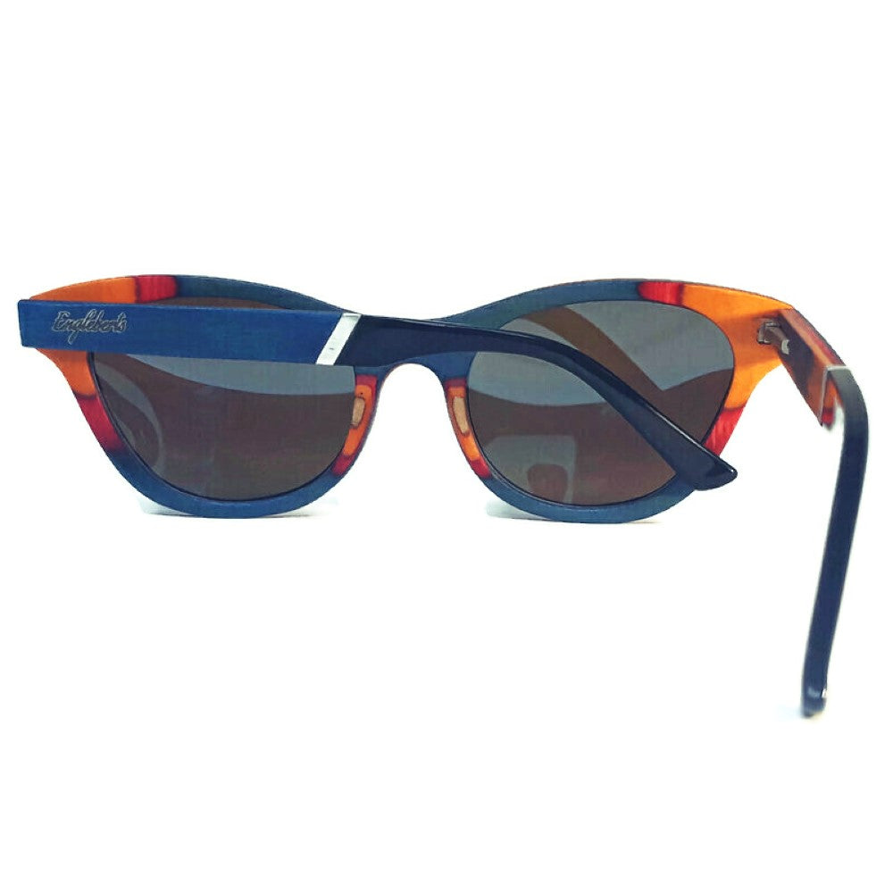 Beach Bound Skateboard Wood and Acetate Sunglasses, Polarized - buyzen