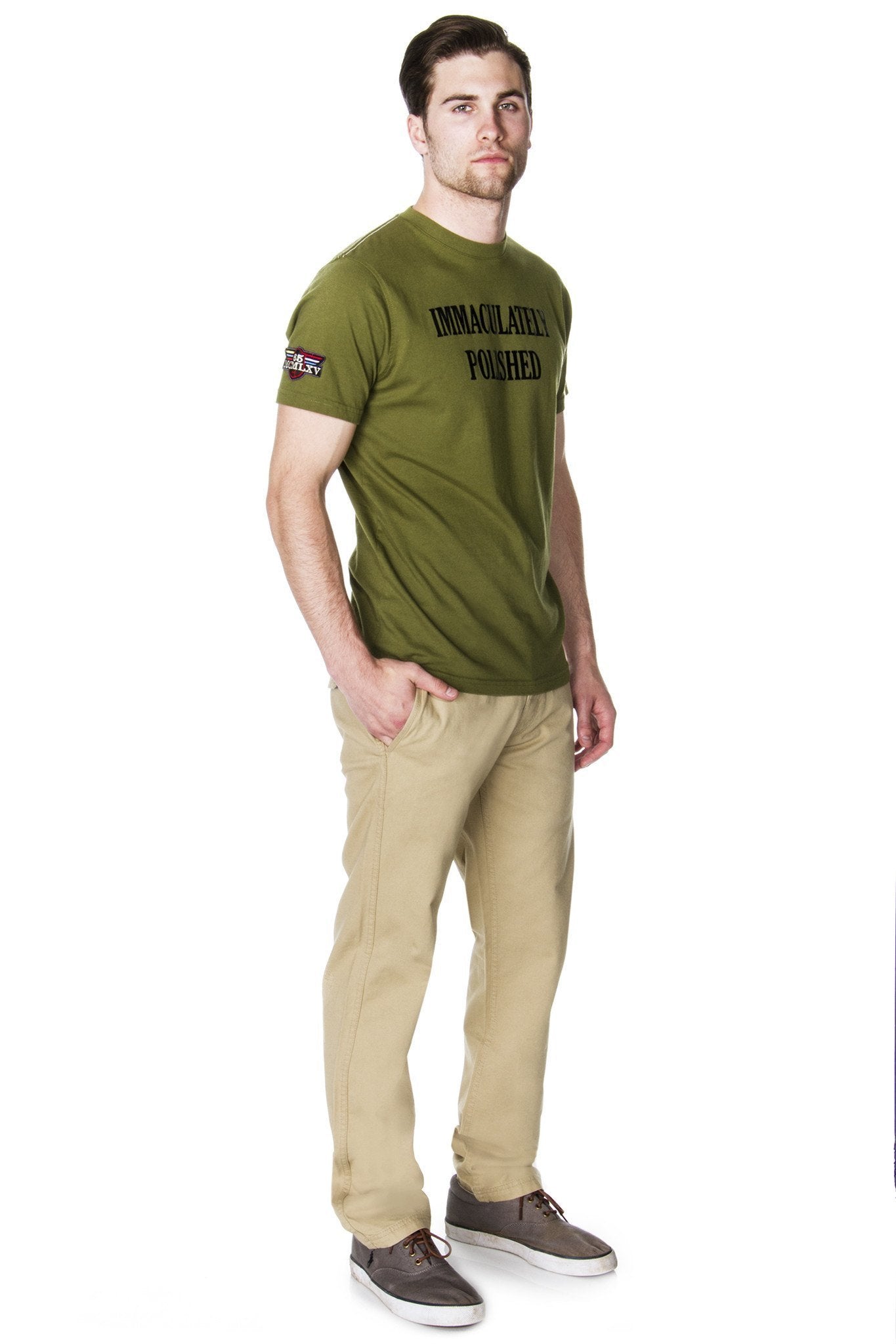 65 MCMLXV Men's Khaki Chino Pant - buyzen