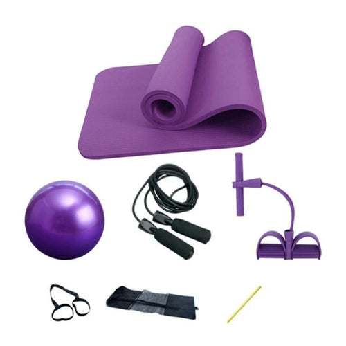 Load image into Gallery viewer, Deluxe Yoga Fitness 5 pcs Exercise Set - buyzen
