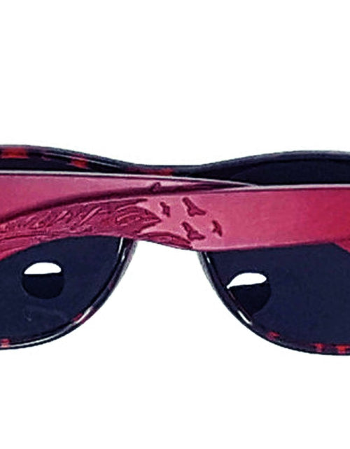 Load image into Gallery viewer, Red Bamboo Tortoise Framed Sunglasses With Wood Case, Artisan Engraved - buyzen
